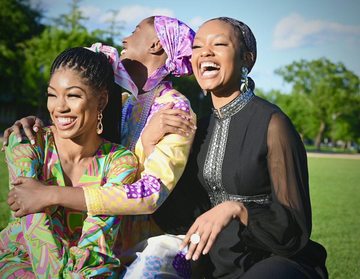 Members laughing together